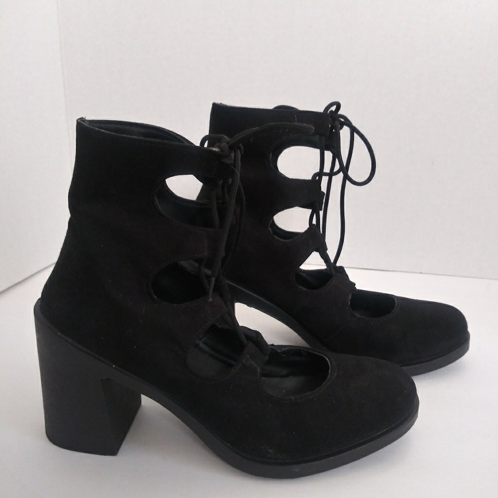 Asos Lace-Up Platform Sandals
